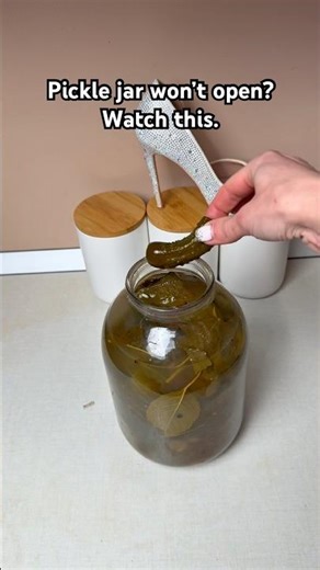Can’t Open a Pickle Jar? Try This Trick