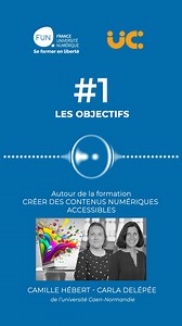 ⚡Flash #1 "Créer des contenus numériques accessibles" 🔍 Quelles connaissances allez-vous acquérir à la suite de cette formation ? https://www.fun-mooc.fr/fr/cours/creer-des-contenus-numeriques-accessibles/ Une formation professionnelle de l'Université de Caen Normandie à destination des enseignantes, enseignants, formateurs, formatrices, pour découvrir comment créer des contenus pédagogiques accessibles pour rendre les enseignements inclusifs. | France Université Numérique