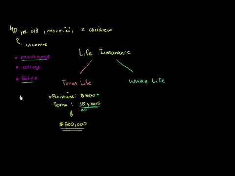 Term and Whole Life Insurance