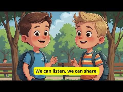 Let’s Talk It Out | Conflict Resolution Song for Kids | Positive Values & Social Skills