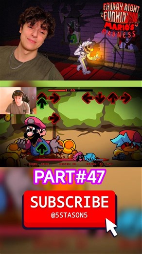 Friday Night Funkin’ VS Mario's Madness Christmas Surprise (PART 47) #shorts #fridaynightfunkin