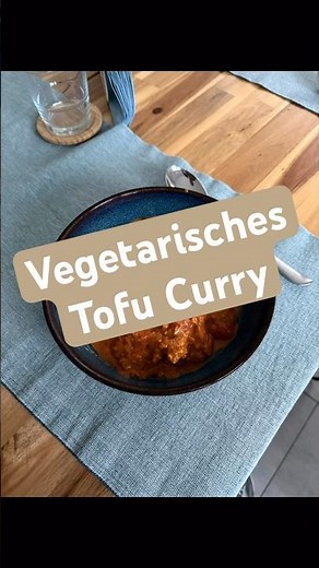 Vegetarisches Tofu Curry