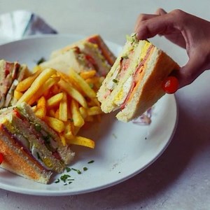 28K views · 97 reactions | Brunch enthusiasts need to try these club sandwiches!! | La Konka | Facebook