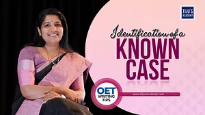 17K views · 671 reactions | Identification of a Known Case | OET Writing Tips Tiju's Academy - The best OET online & offline Training Centre in Kerala. #OETGrammar #tijusacademy #oetlisteningtips #oetpreparation #oetseriousmistakes #oetmavelikara #oetthiruvalla #oetunlimited | Tiju's Academy | Facebook