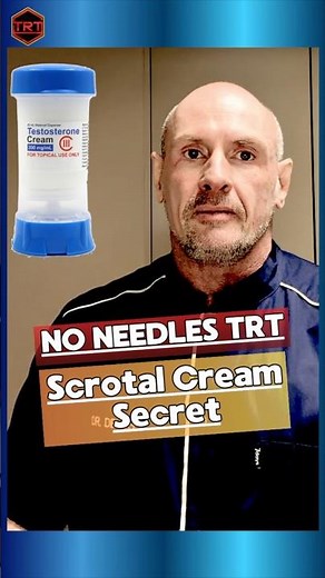 Needle-Free TRT: Why Scrotal Cream Absorbs 8x Better