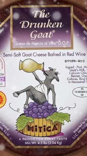 #CapCut Drunk Goat is semi-soft cheese bathed in Red wine.#fypシ #cheese #montizatiktok #yummy #spain. | Carebear_786
