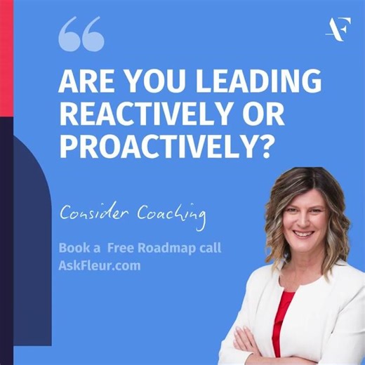 How do leaders shift from reactive to proactive business management?