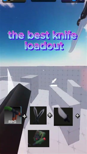 The best knife loadout ever #roblox #edit #robloxrivals