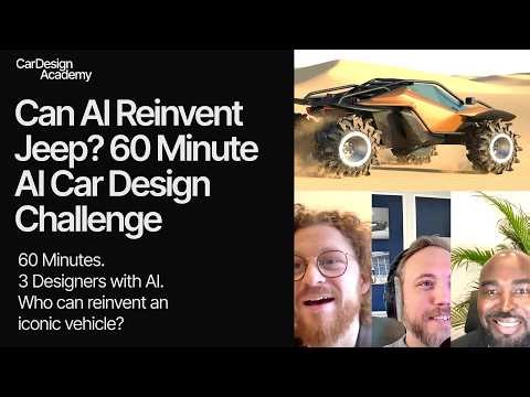 Can AI Reinvent Jeep? 60-Minute AI Car Design Challenge