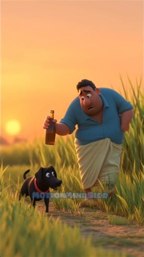 Kalu the Dog Teaches a Powerful Lesson About Drinking 🍺🐶#shorts