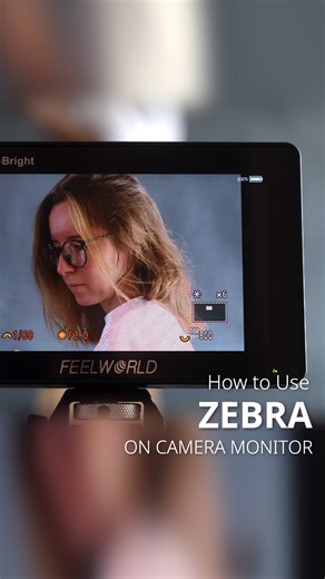 FEELWORLD Official on Instagram: "Zebra pattern is one of the fastest ways to identify overexposed areas on your image. In this tutorial, we show how to enable and read zebra indicators on a monitor, and how to use threshold settings to control highlight exposure accurately. Simple to read. Fast to react. A practical exposure tool every shooter should know. #feelworld #feelworldmonitor #directors #camerabag #filmmaker #filmmaking #cameragear #camerarig #camerasetup #director #rigsetup #contentcr
