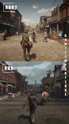Even time flies in video games - RDR2 vs RDR 1 map changes comparison