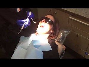 Dental Check Up Cleaning On Beautiful Woman Mom