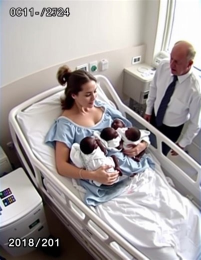 He Abandoned Her and Four Children Because of Their Skin — Thirty Years Later, the Truth Exposed His Biggest Mistake The maternity ward was filled with the sound of life—four tiny cries rising together like a song. Exhausted but glowing, Olivia smiled through tears as she looked down at her newborn quadruplets. Tiny, fragile, and perfect. But her joy lasted only seconds. Her partner, Jacob, stared at the babies, his face twisting in disbelief. “They… they’re Black,” he muttered, his voice cracki