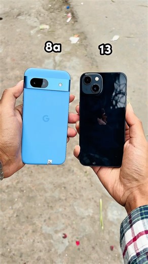 Google Pixel 8a Vs iPhone 13 | Camera Zoom Test! #shorts