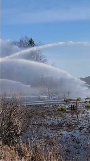 Testing fire truck pumps