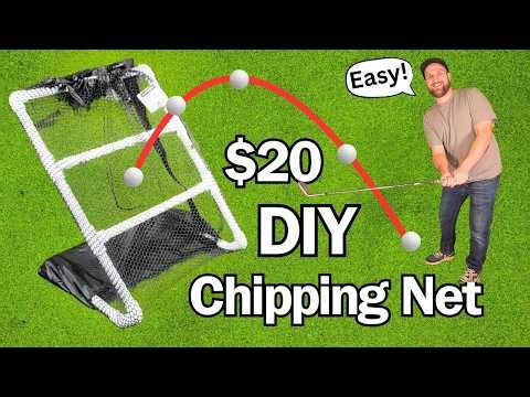 DIY $20 Golf Chipping Net In 10 Minutes with a weird Walmart Item