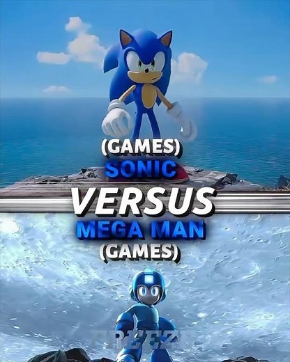 Mega man vs Sonic