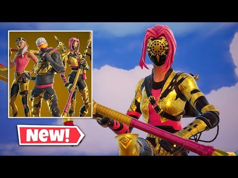 NEW GOLDEN TACTICAL Pack Gameplay In Fortnite!