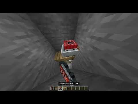 How to Stack Tnt Minecarts in Minecraft Bedrock