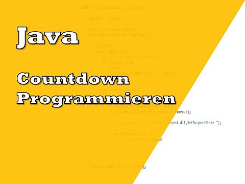 Java Countdown Programmieren | Tutorial
