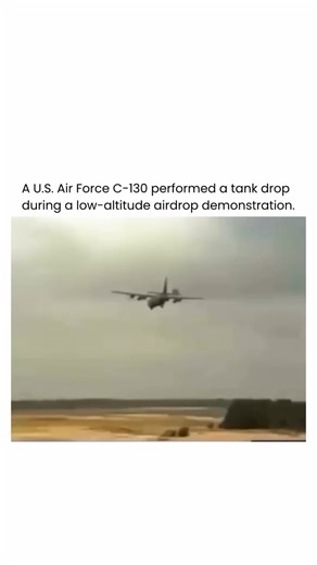 Funny | Historical | Wealth on Instagram: "The Lockheed C-130 Hercules is one of the most versatile military transport aircraft in the world, widely used for aerial delivery of supplies and heavy equipment. Among its capabilities is the LAPES (Low Altitude Parachute Extraction System), a system designed to deploy heavy loads, such as armored vehicles, without requiring the aircraft to land. However, a demonstration of this technique ended in tragedy in 1987 during an event at Fort Bragg, North C