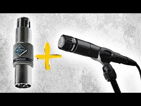 SHURE SM57 with and without TRITON AUDIO FETHEAD