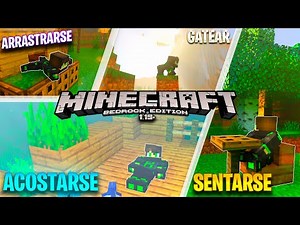 Este addon agrega nuevos movimientos en Minecraft Pe | Más acciones corporales para MCPE 1.19
