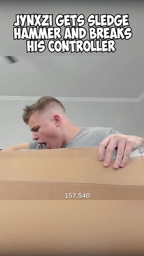 Jynxzi Breaks Controller with Sledge Hammer