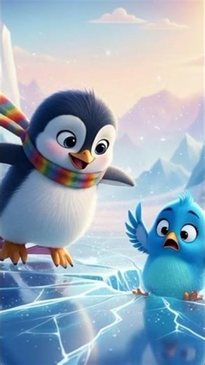 Pikoʼs Ice Adventure❄🩵|Piko Cartoon #cartoon