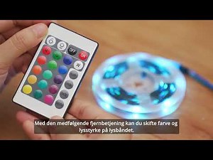 LED Lysbånd med Fjernbetjening & Selvklæb