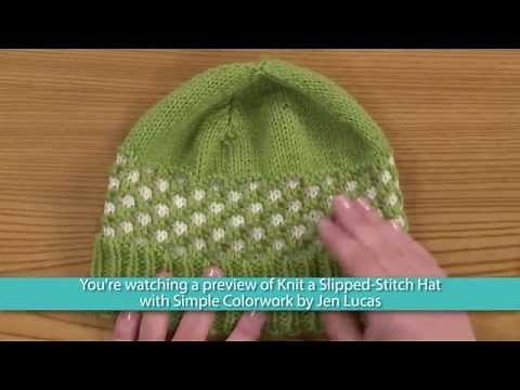 Knit a Slipped-Stitch Hat with Simple Colorwork