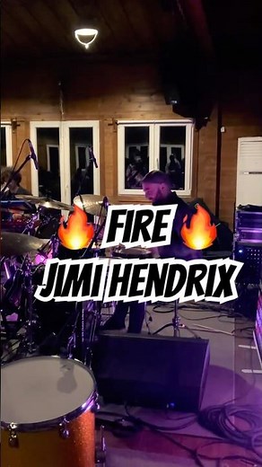 Jimi Hendrix - Fire 🔥 3rd Jam Night at Lab Camp #drums #jimihendrix #livemusic #jamnight #labcamp