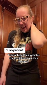 204K views · 3.9K reactions | In young patients with a disc hernation, motion preservation is the KEY to increasing the longevity of spine health. (Fusion MAY be indicated but must be explained as to why it is more favorable) #cervicaldiscreplacement #neckpain #neurosurgery #discreplacement | Dr. Betsy Grunch - Ladyspinedoc | Facebook