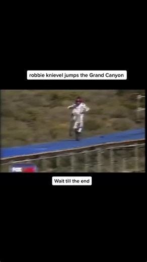 Robbie Knievel Jumps the Grand Canyon