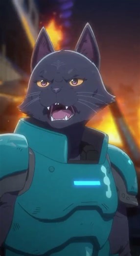 #anime shorts Cats defeat aliens.