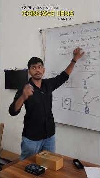 CONCAVE LENS / +2 PHYSICS PRACTICAL | PLUSTWO LAB | Kerala Higher secondary Experiments