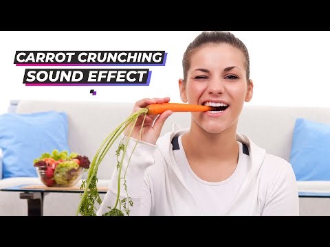 Carrot Crunching Sound Effect (High Quality Audio)