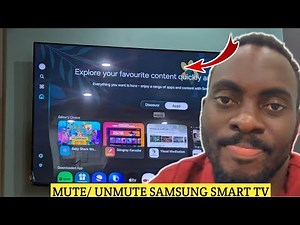 How To Mute/ Unmute Samsung Smart Tv