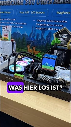 4 Displays an einer AIO? Thermaltake hat völlig übertrieben! #gamingpc #pcbuilding #summeronshorts