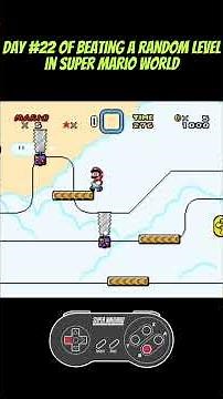 Day #22 of Beating a Random Level in Super Mario World!