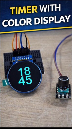 ESP32 Graphic Timer with Color Display & Rotary Encoder | DIY Project