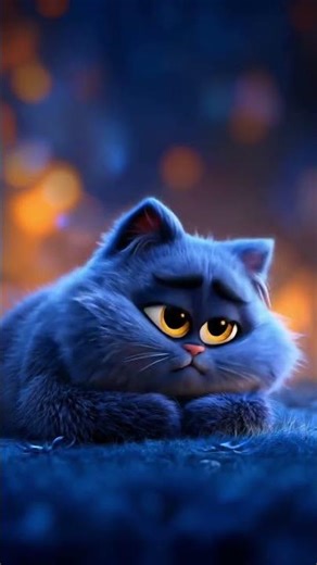 Sad Blue Kitty Needs a Hug 💙 | Cute Emotional Short