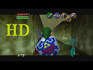 The legend of zelda ocarina of time: Lost woods gameplay (FULL HD)