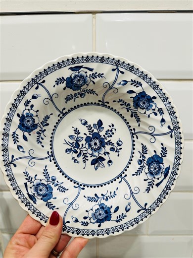 Vintage Johnson Brothers Ironstone Indies Suppenteller / Pastaschüssel 22 cm Rare VGC - Etsy.de