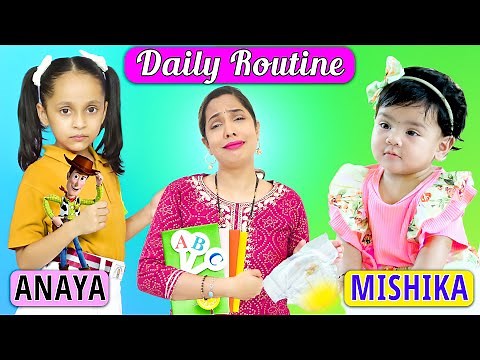 Anaya School Routine vs Mishika Daily Routine | Shruti Ki Family - Chapter 10 | ShrutiArjunAnand