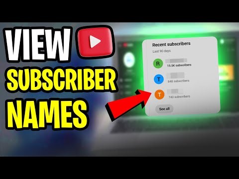How to See Your Subscribers' Names on YouTube | See Who Subscribed to Your Channel (2025)