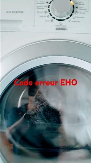 seche linge Electrolux code erreur EHO problème résolu