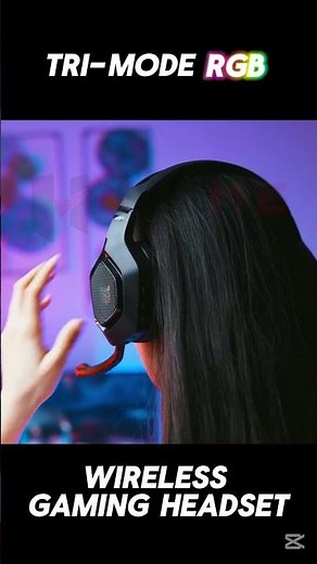 ONIKUMA B100 Wireless Gaming Headset – RGB, Tri-Mode & Ultimate Comfort! #gaming #headset