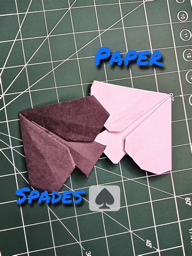 paper spades tutorial ♠️#shorts#papercraft